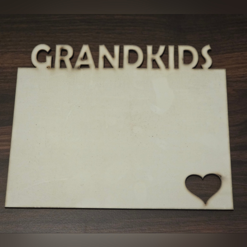 Sublimation 'Grandkids' Frame